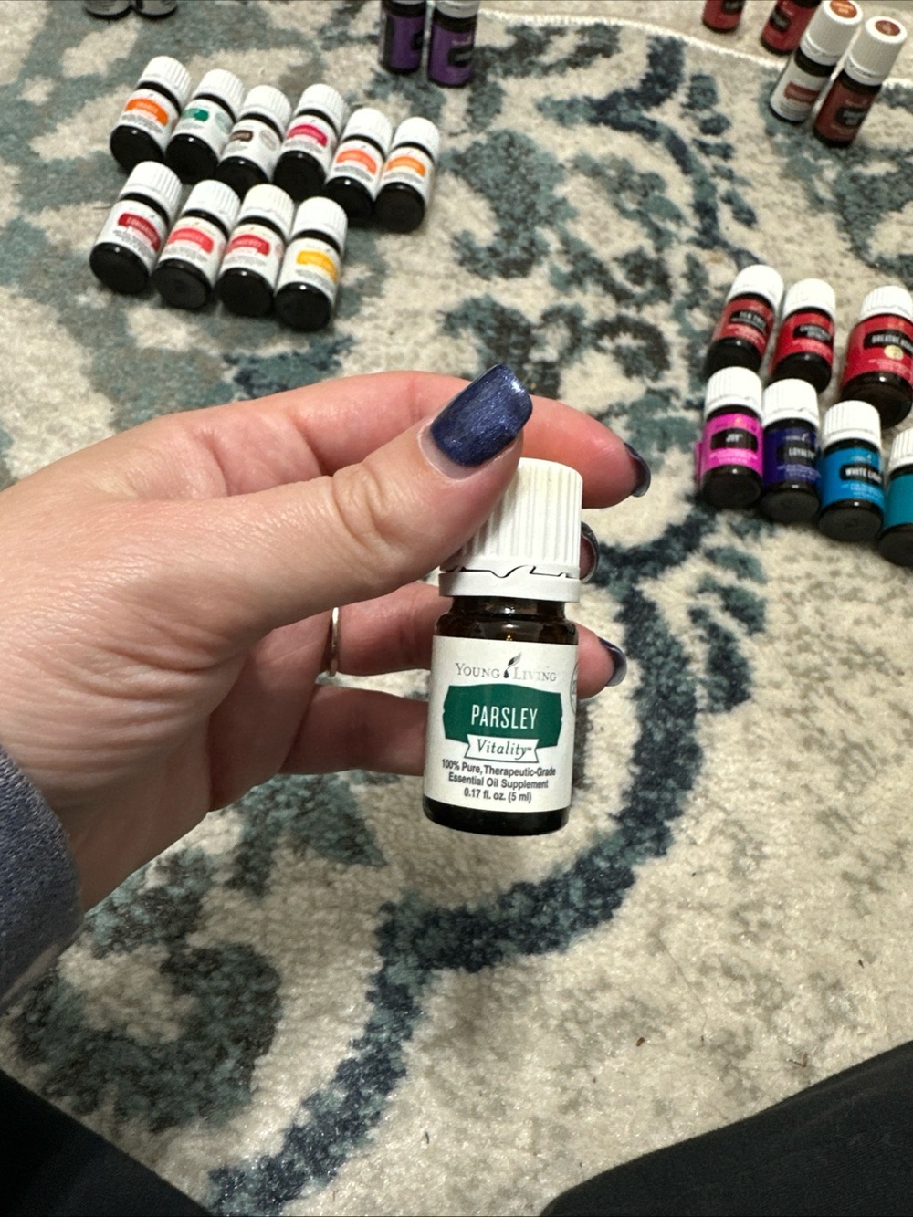 Young Living Parsley Vitality Essential Oil - White & Green Label